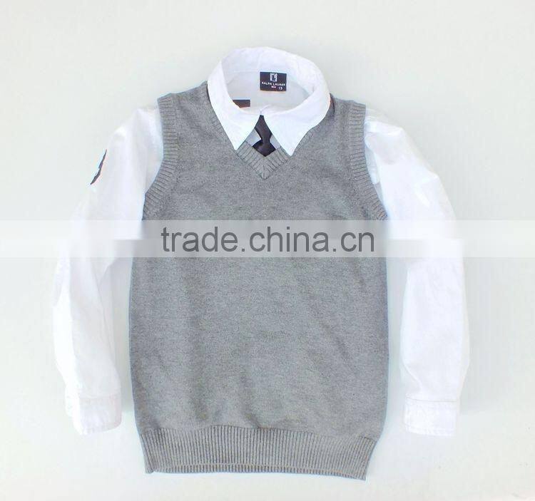 custom preschool children student uniform sweater vests