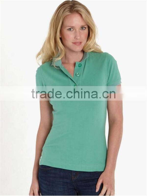 Excellent quality factory price good workmanship polo shirt women
