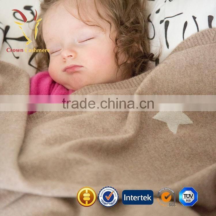 Super Soft Baby Top Star Cashmere Blanket Thick