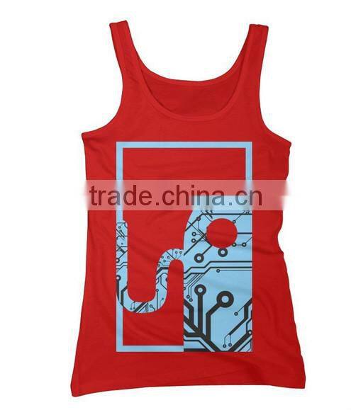 Alibaba china wholesale custom printing 100 cotton sublimation tank top women