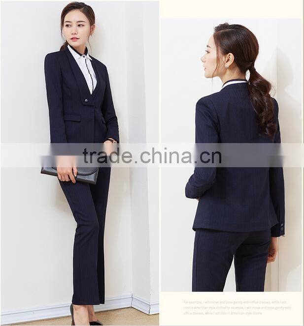 custom designs fancy suit two pieces skirt suits ladies formal pants suits designs