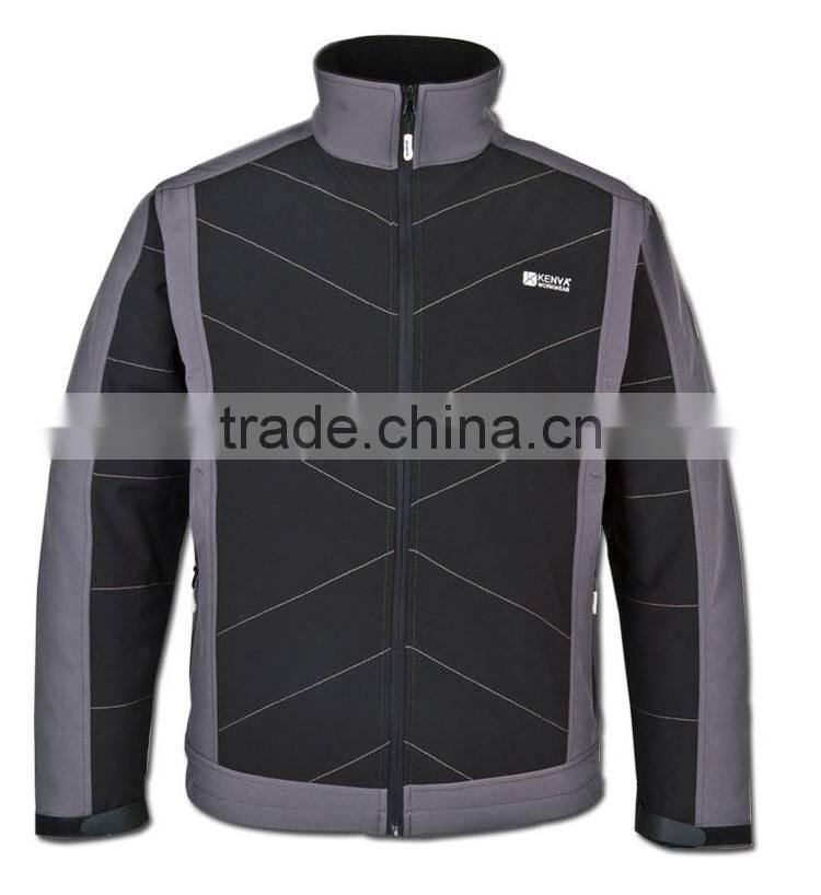 Waterproof breathable padding softshell ski clothing skiing jacket