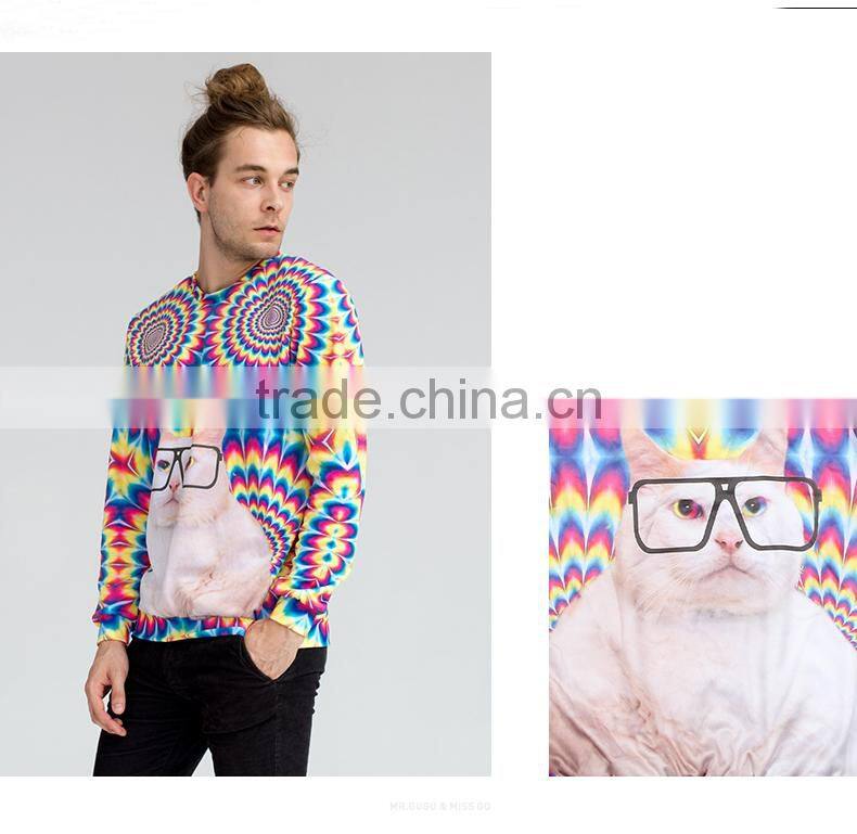 Unisex colorful printing sweatshirt wholesale