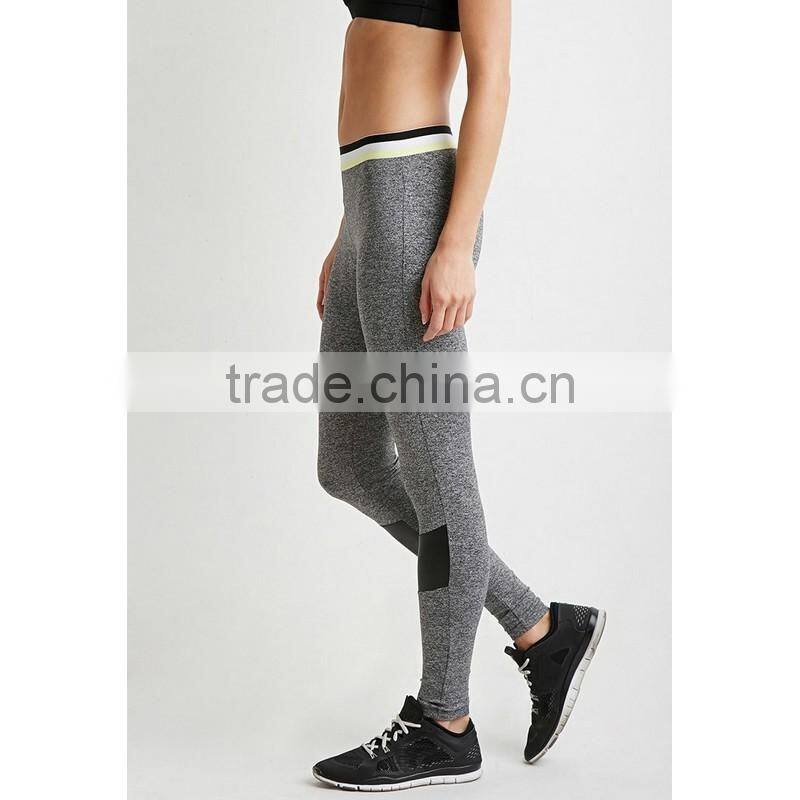 cheap rib waist running wrestling sports wear leggings/pants