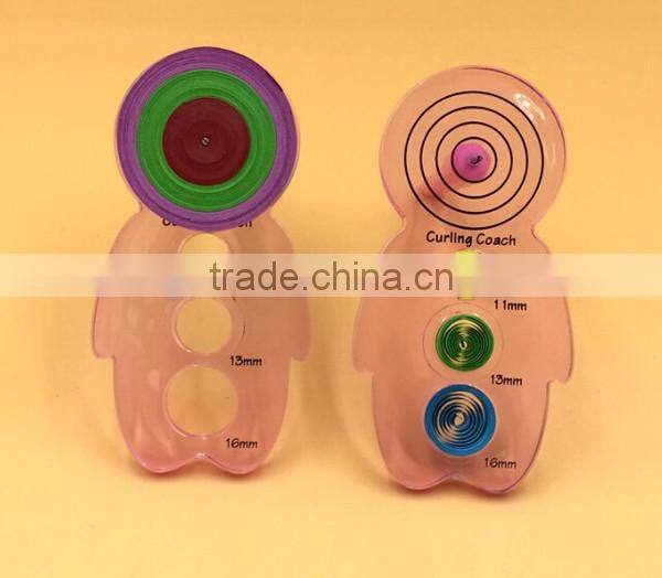 2016 New DIY craft tools Quilling cartoon pallet/Curling coach