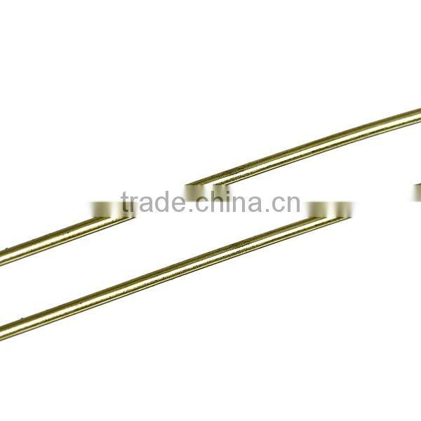 Copper Beading Wire Thread Cord Round Gold Plated 1mm Dia. , 2 Rolls