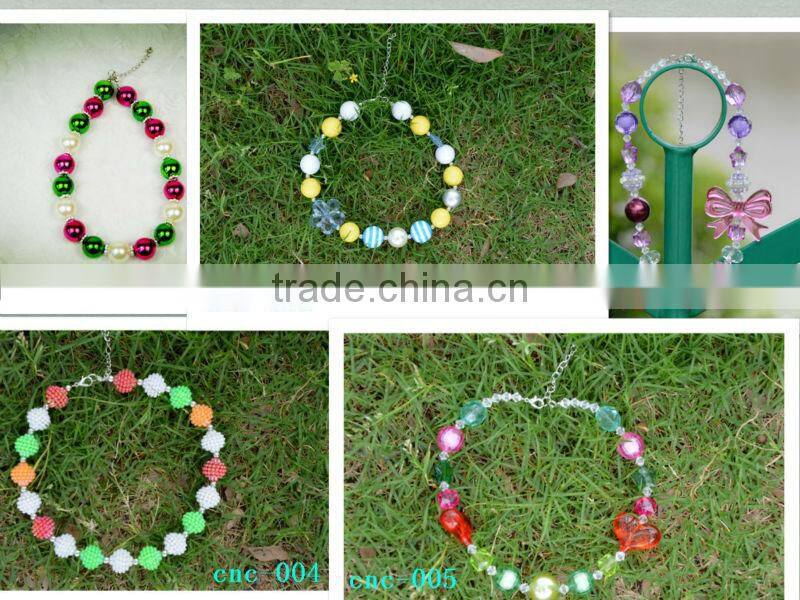 new stocking fashion colorful necklace for baby match with romper