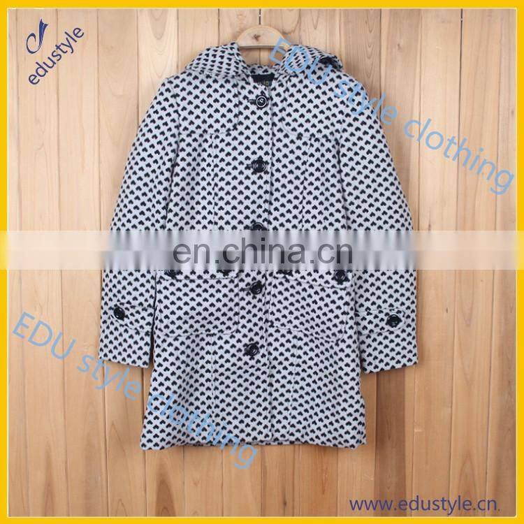 2017 Fashion Plus Size Polyester Black Women Winter Coats