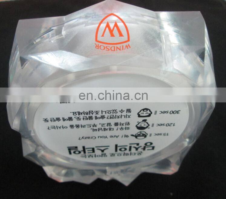 2014 new design promotion led coaster flashing pads