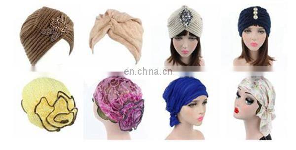 Muslim Women Chemo Indian Hat Muir Hat Arab Turban Skullies Beanies Islamic Amira Headscarf Caps Headwear