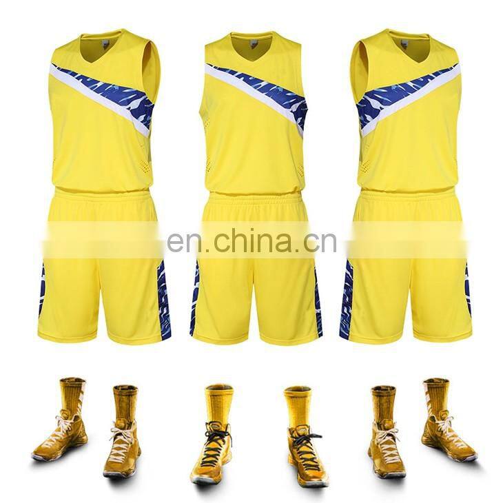 Pattern men black color mesh basketball jersey