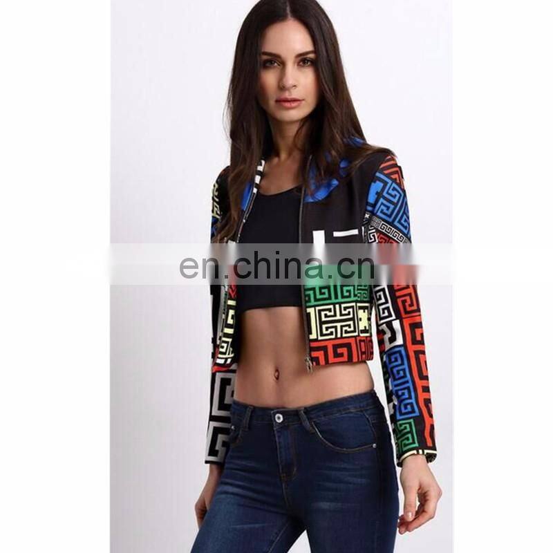 latest lady leather reflective original leather jacket