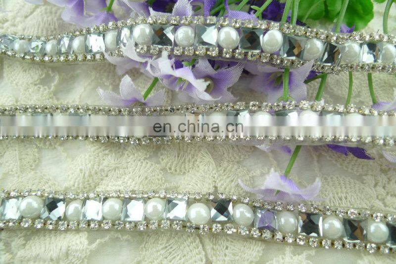 New Design Hot Fix Trim Bag Accessories,rhinestone trimming