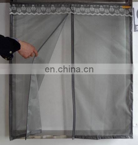 2016 All around adhesive velcro Magnetic Screen window netting for Preventing Bugs and Decorating Rooms
