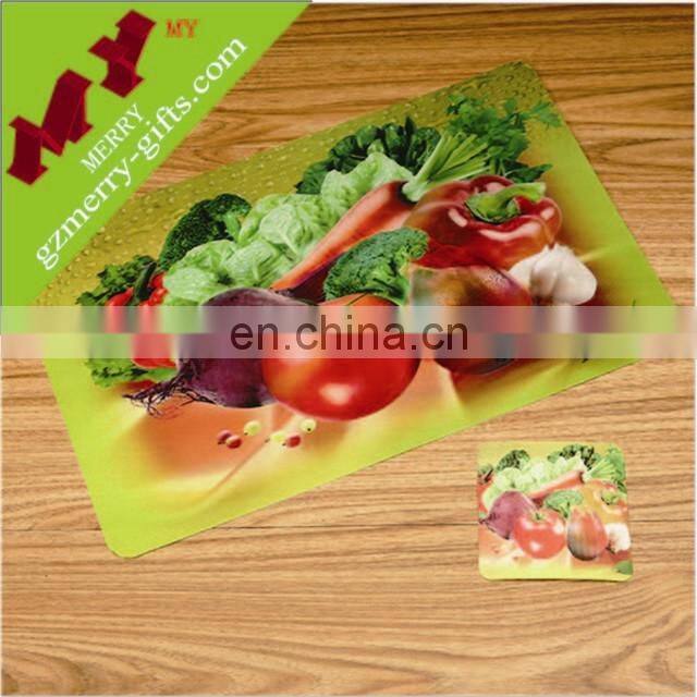 Eco-friendly silicone placemat / plastic place mat