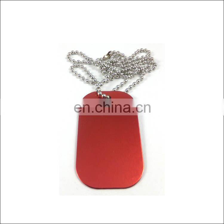 metal blank dog tag