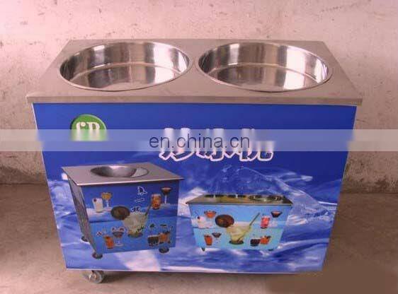 easy customs clearance and low tax fried ice cream machine cooling bucket fry ice pan