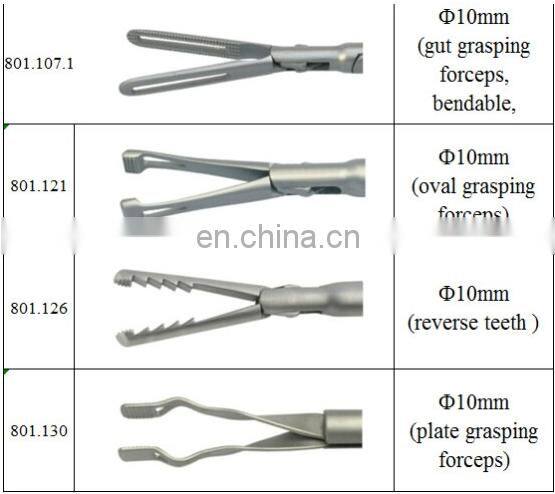 Surgical instrument laparoscopy 10mm grasper forceps