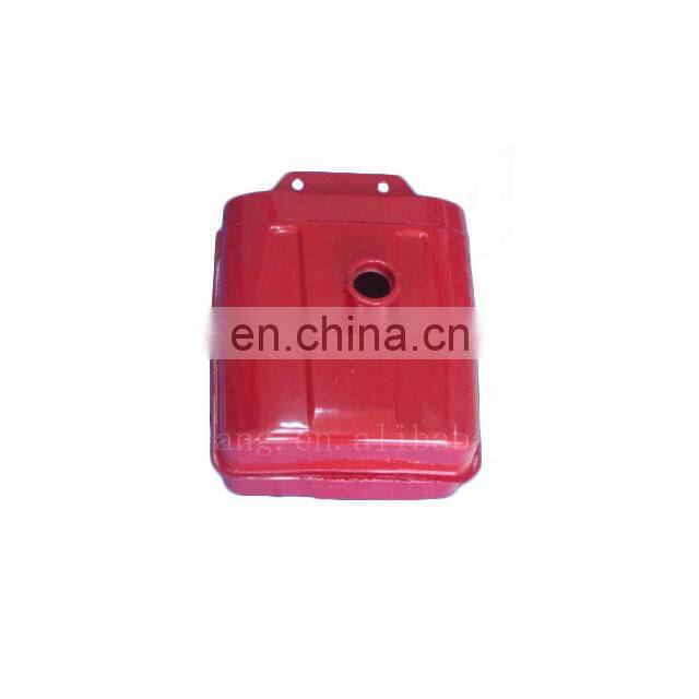 Plastic fuel tank for agricultural tractor