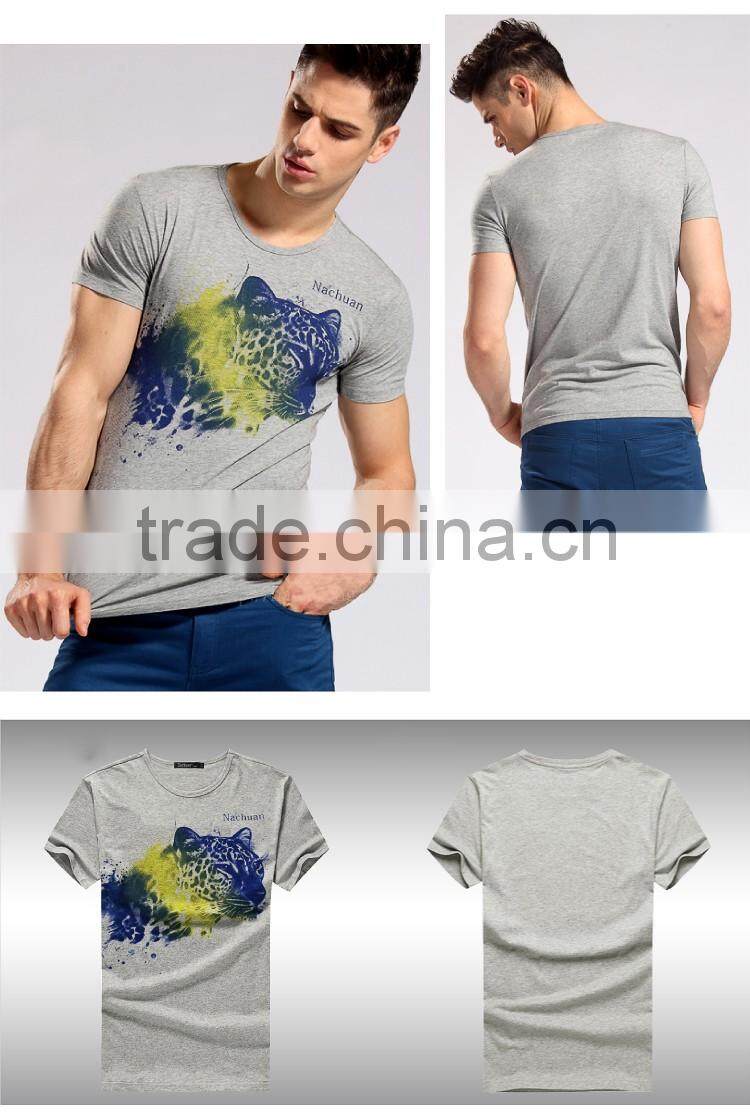 Men's animal printed 3d t-shirt manufacturer from China