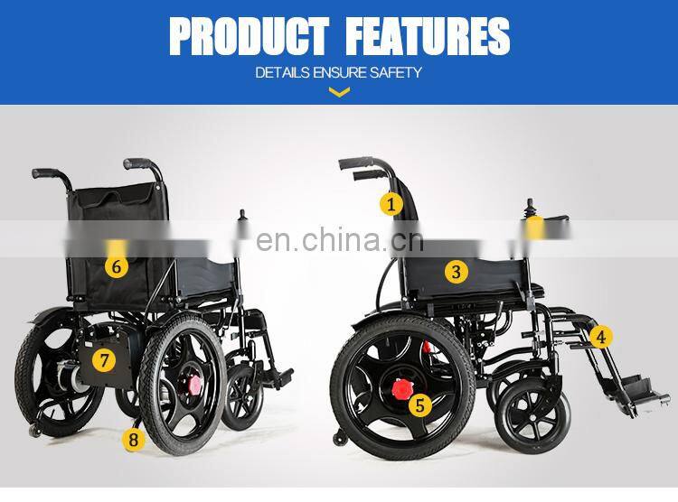 Cheap prices folding Electric used power wheelchairs specifications in kuwait for the disabled