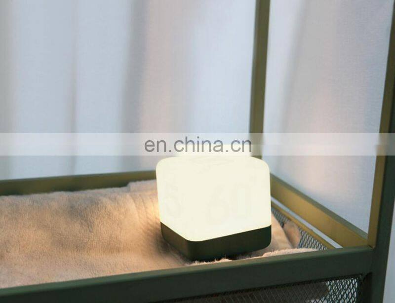 2020 amazon hot sale smart time night light baby night light USB rechargeable LED night light