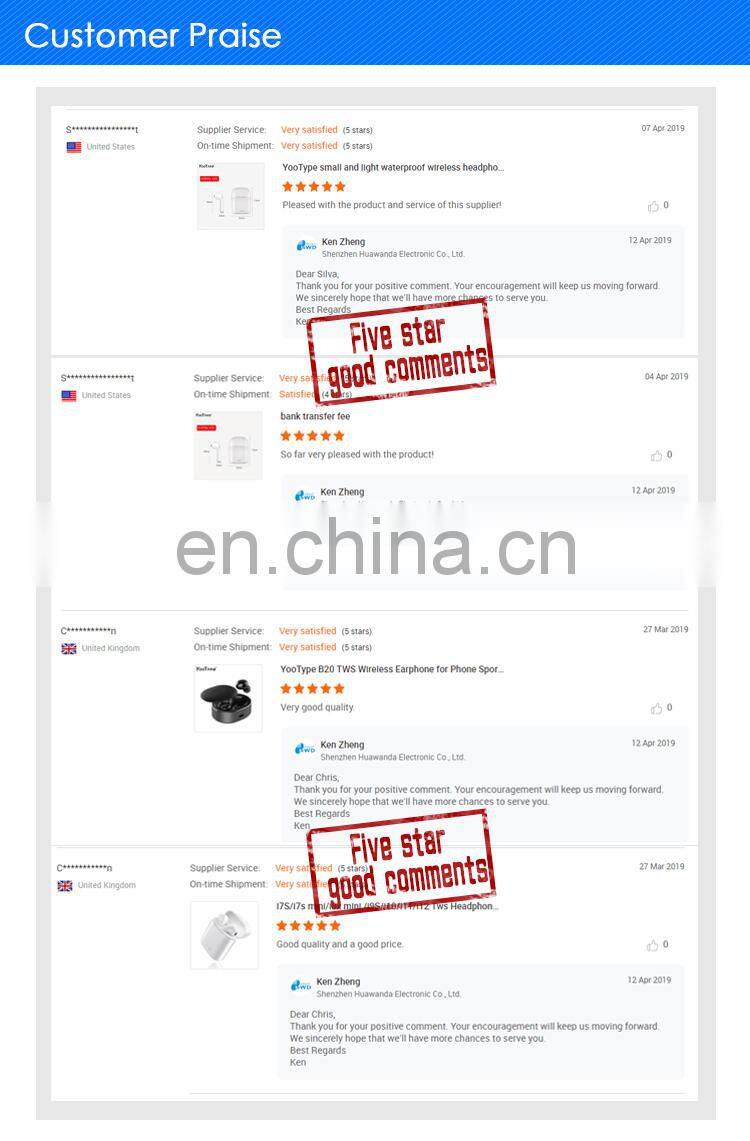 Hot selling i11tws bt5.0 TWS stereo earbuds i11 tws i11 with charging case touch control earbuds with charging box