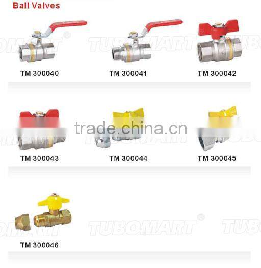 Factory Provide Directly high temperature brass DN20 ball valve with steel handle