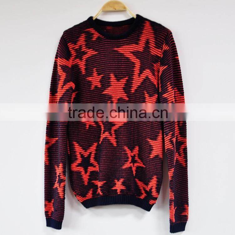 Women Clothing Colourful Mottled Pullover Blended Women Knitted Sweater