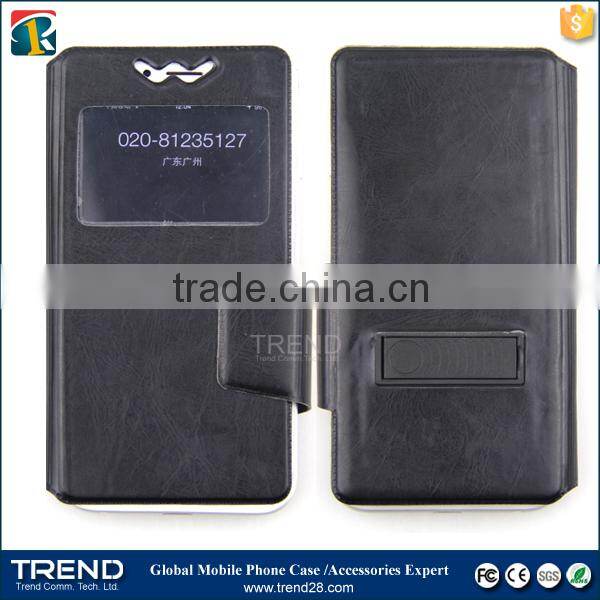 universal kickstand wallet leather case for cell iphone