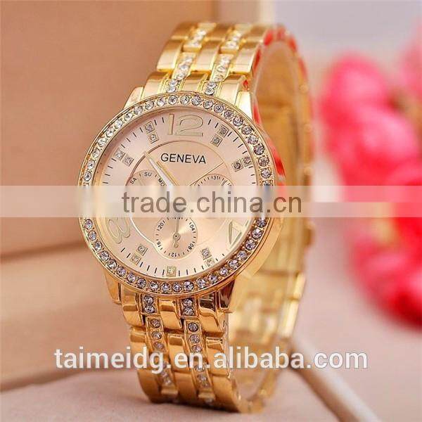 Alibaba wholesale rose gold lady watch date