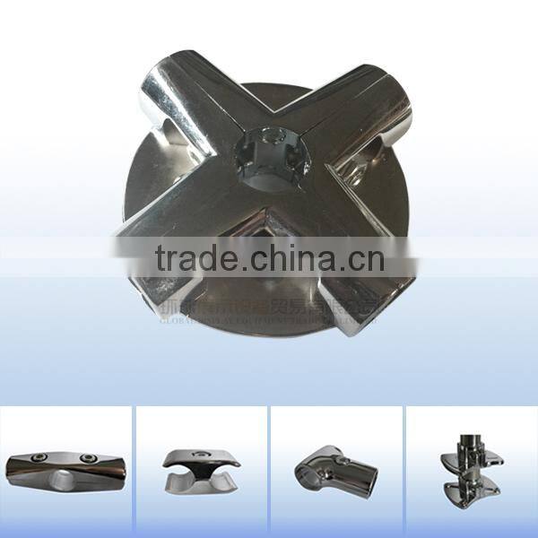 Metal chrome tube connector/ Joker&Uno