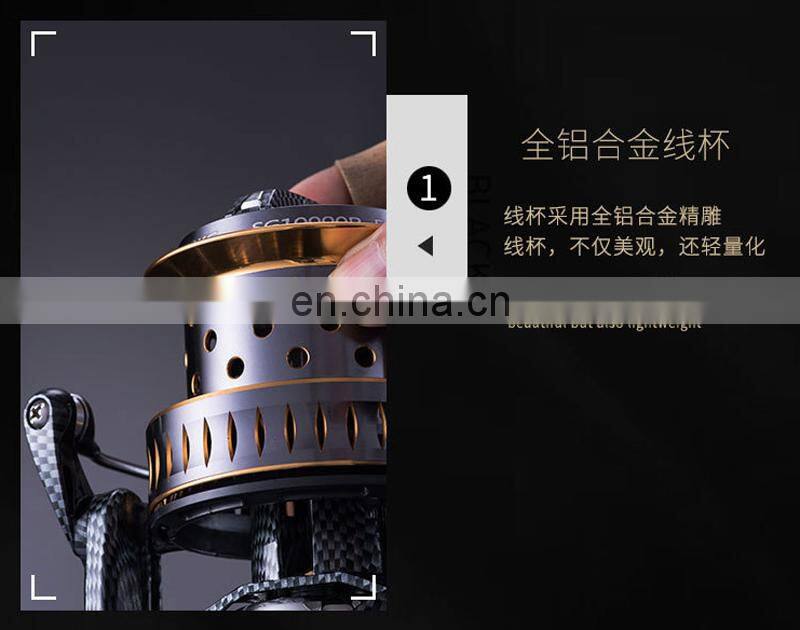 5+1-10+1BB Stainless Steel Ball Bearings 8000-12000 Full Metal 15kg Drag Fishing Equipment Distant Wheel Longcast Spinning Reel