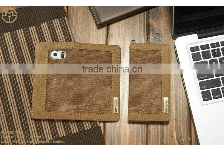 For Samsung Galaxy S6 Case, Book Style Flip Leather Case Cover for Samsung Galaxy S6