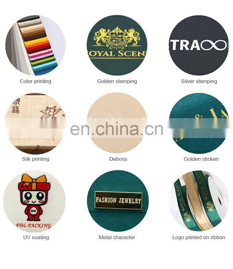 Fadeli Wholesale Luxury Custom Logo Royal Blue Pu Leather Bracelet Bangle Box