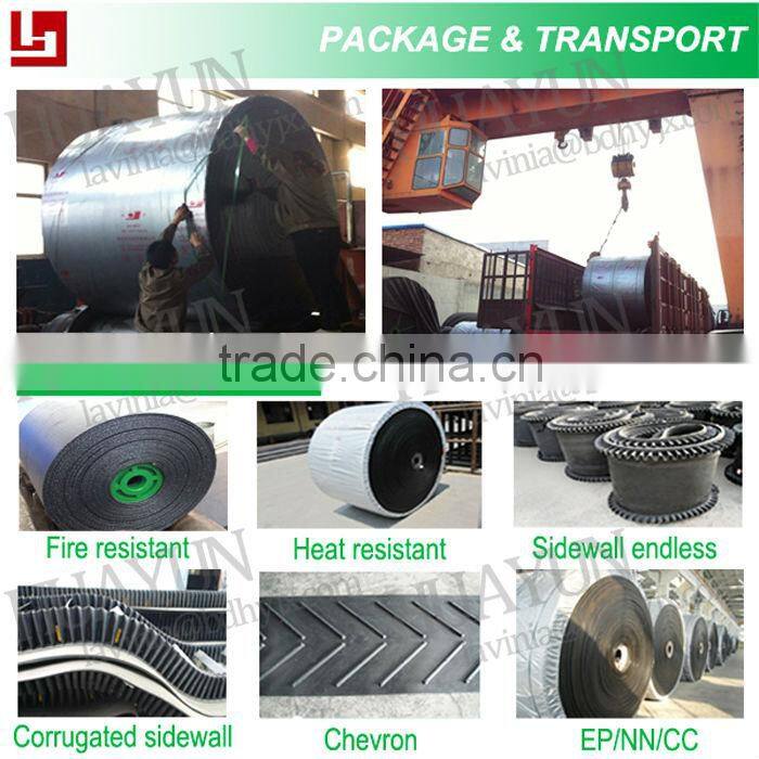650mm belt width 2500 steel core conveyor belt st2800 steel conveyor belt carying steel stone