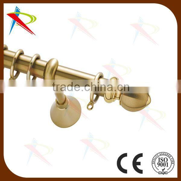 Luxury hotel decoration Metal Luxury curtain tube and rod sets