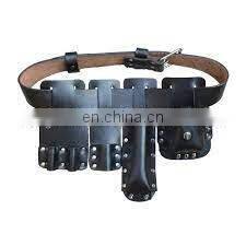 Leather Scaffolding Leather Tool Belt Pouch Scaffolding Tool pouch Set with Tool Holder for Level Spanners Hammer
