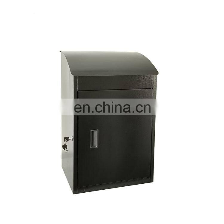High Quality Black Drop Box Parcel Box Large For Package