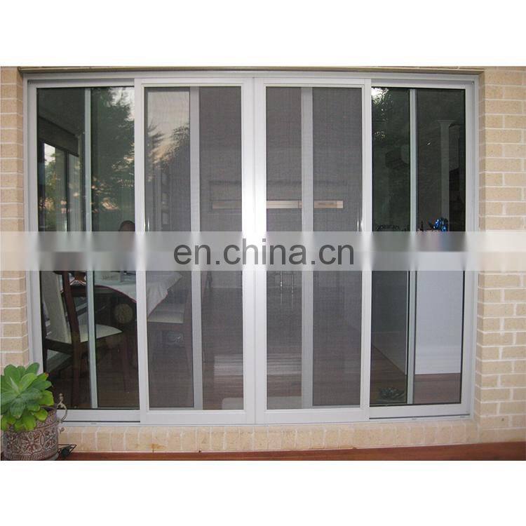 Certification 2047 Factory Producing Power Coated Aluminum Sliding Window Stainless Steel Horizontal Contemporary