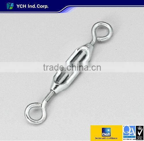 Stainless Steel Eye and Eye Turnbuckle Zinc plated