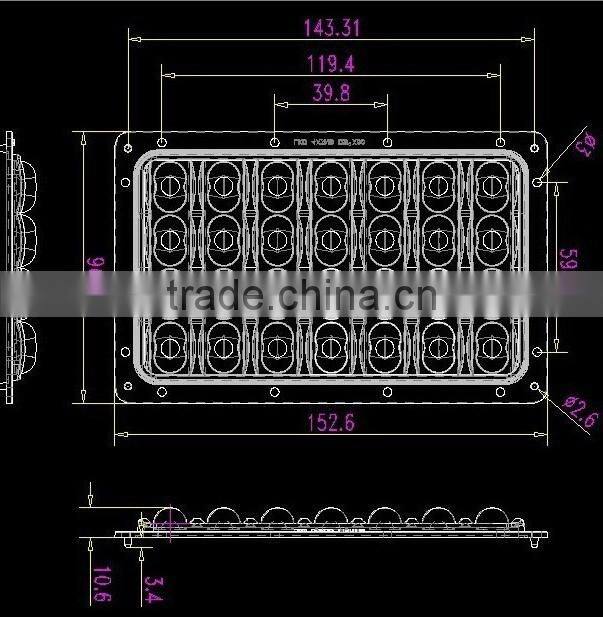 OEM customized 28W Pcb With LED and Lens