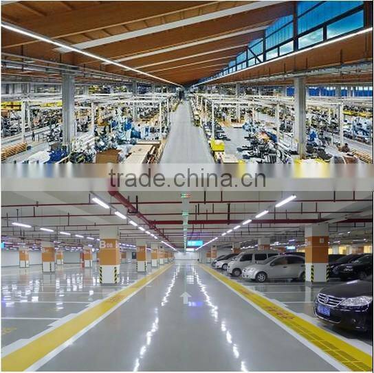 aluminum body pc cover triproof dali dimming led Linear Light for underground car parking