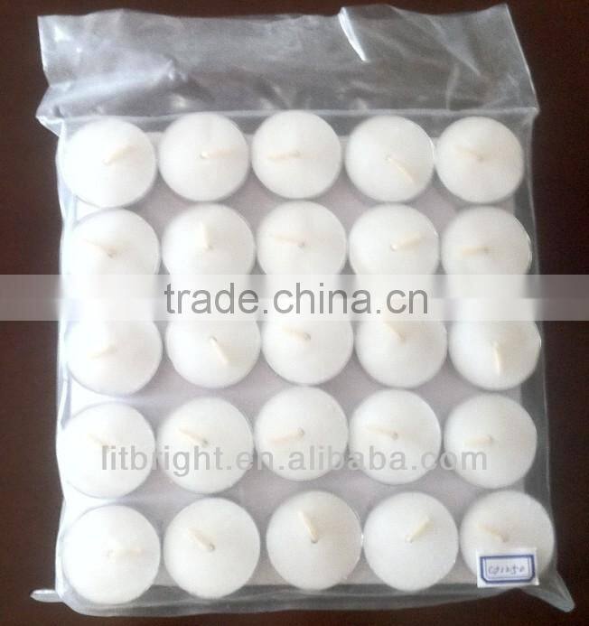 Bulk tealight candle/white tealight candle