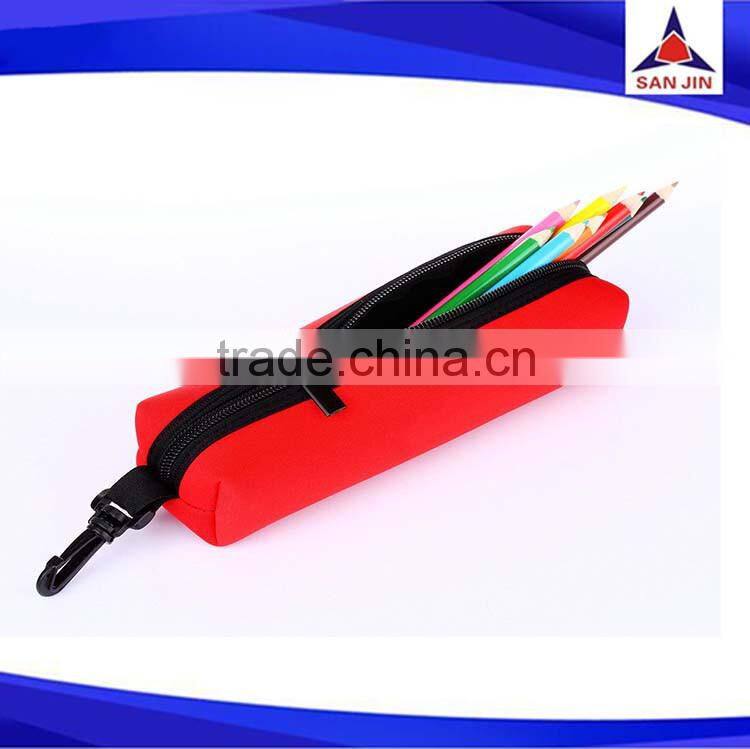 colorful neoprene pencil case custom kids pencil box for boys and gilrs