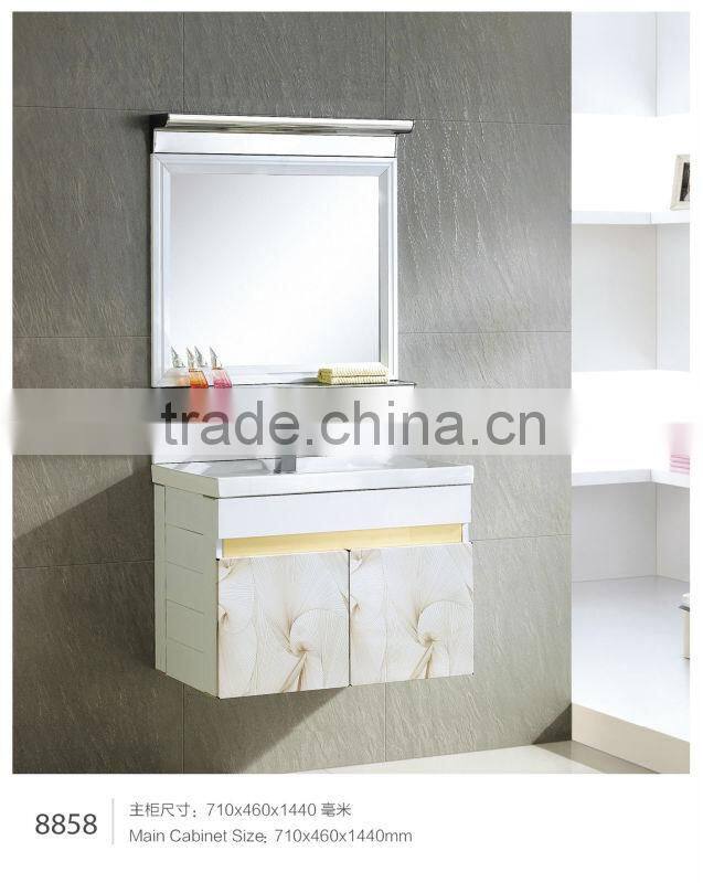 Modern wall mount country style new waterproof rv bathroom cabinet