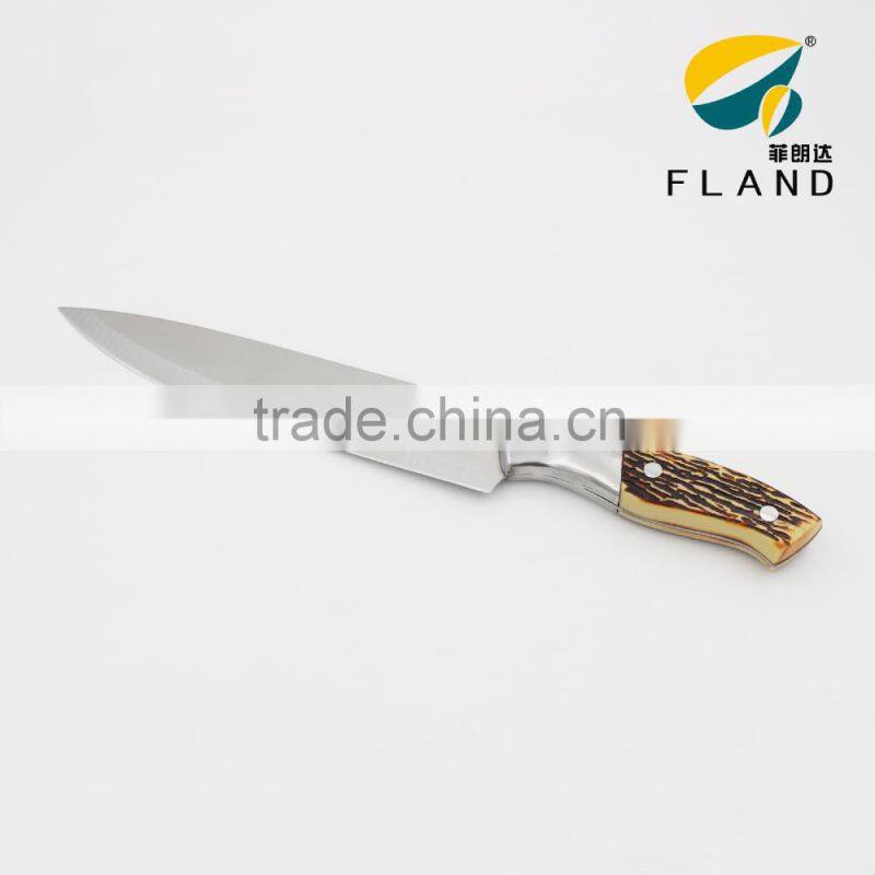 YangJiang factory stainless steel bone-like POM handle kitchen knife