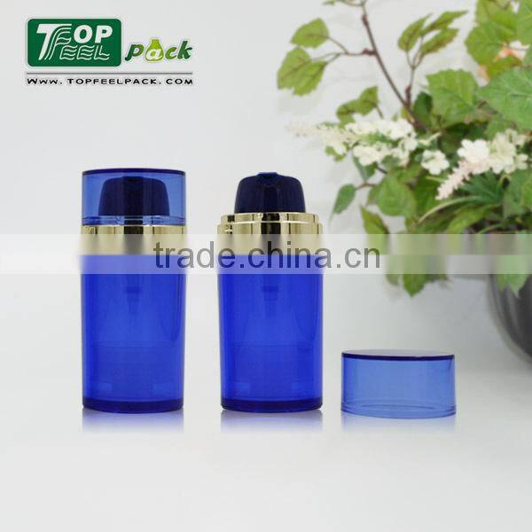 Plastic container for cosmetic with Dual Chamber