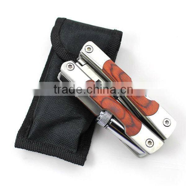 Colorful wood hand plier
