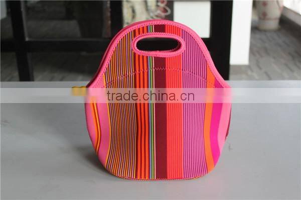 Neoprene thermal insulated lunch bags for kids